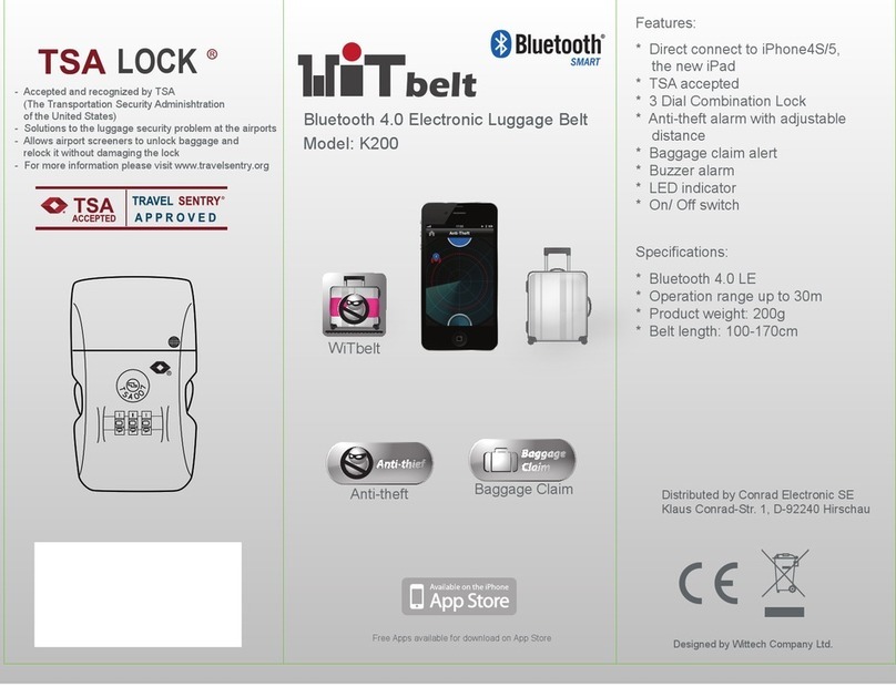 WiTbelt K200 quick start guide