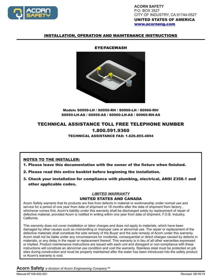 Acorn Safety S0950-LH Manual