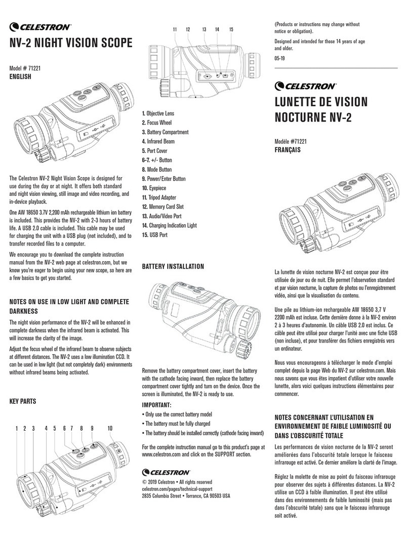 Celestron NV-2 71221 quick start guide