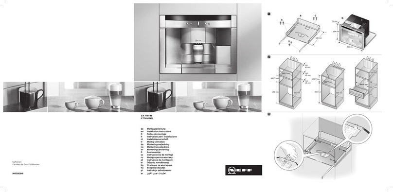 NEFF CV 7760 N User manual NEFF CV 7760 N User manual