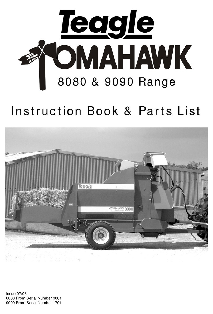Teagle Tomahawk 8080S Instruction book / parts list