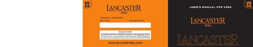 Lancaster VD54 user manual