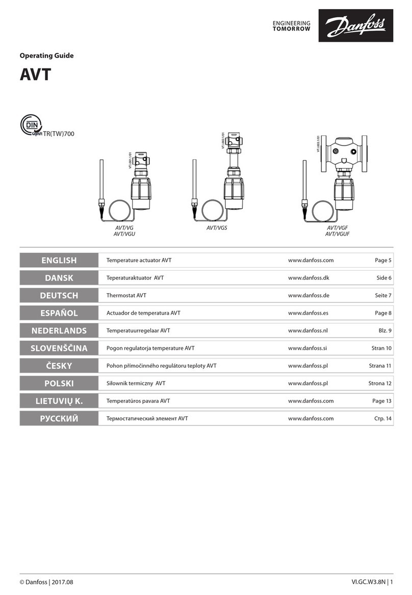 Danfoss AVT/VG operating guide