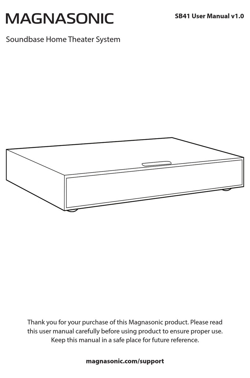 Magnasonic SB41 User manual