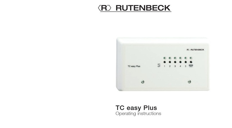 Rutenbeck TC Easy Plus operating instructions