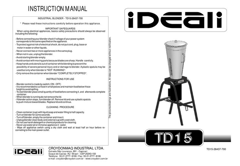 IDEALI TD15 User manual