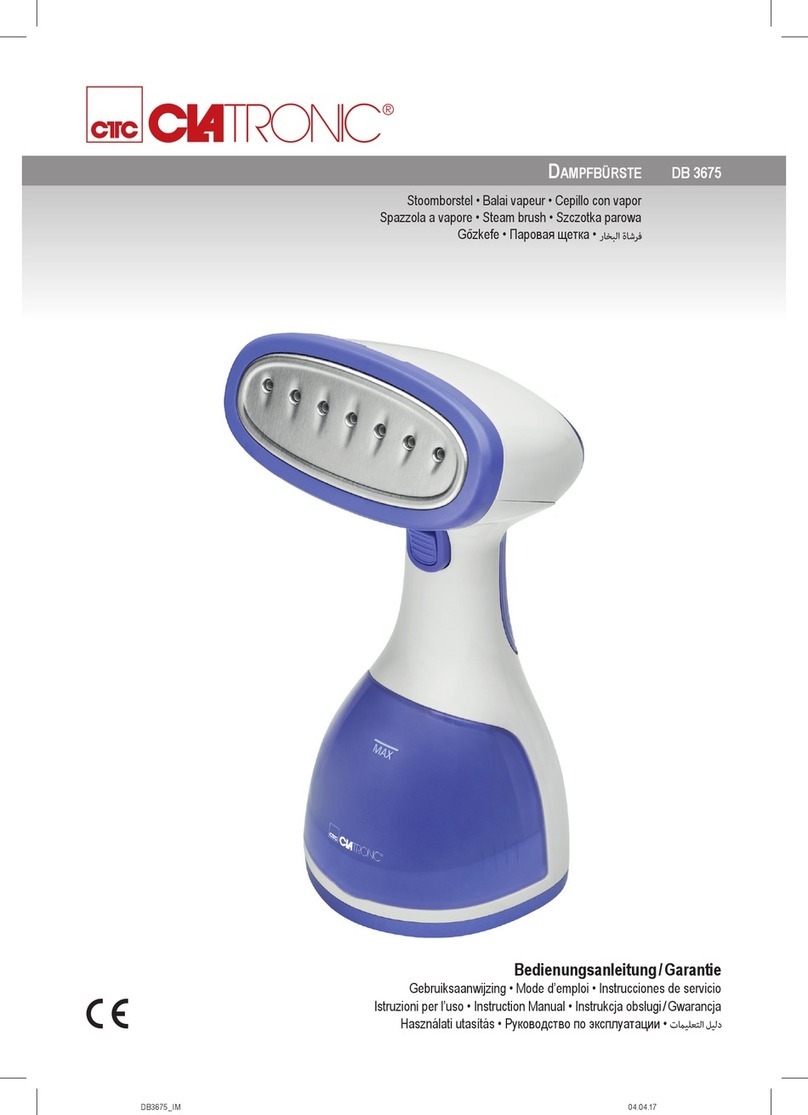 Clatronic DB 3675 User manual Clatronic DB 3675 User manual