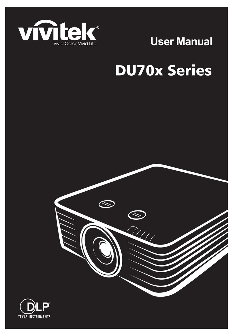 DLP Vivitek DU70 Series User manual
