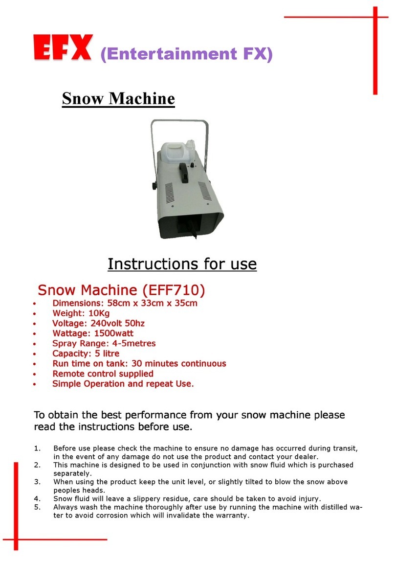 EFX EFF710 User manual