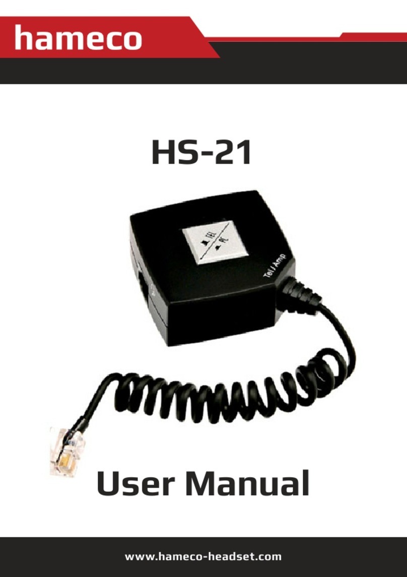 HAMECO HS-21 user manual