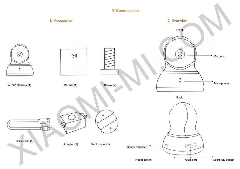 YI Dome camera quick start guide