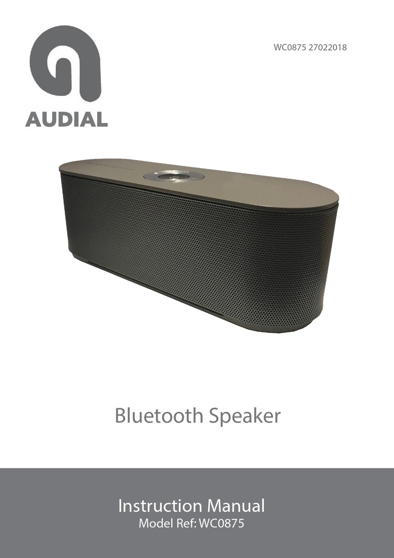 Audial WC0875 instruction manual