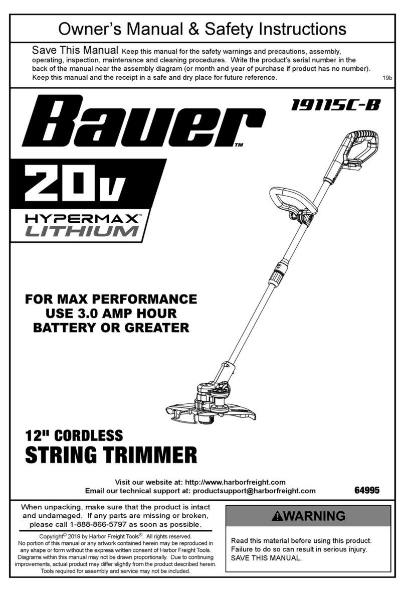 Bauer Hypermax Lithium 19115C-B Assembly instructions
