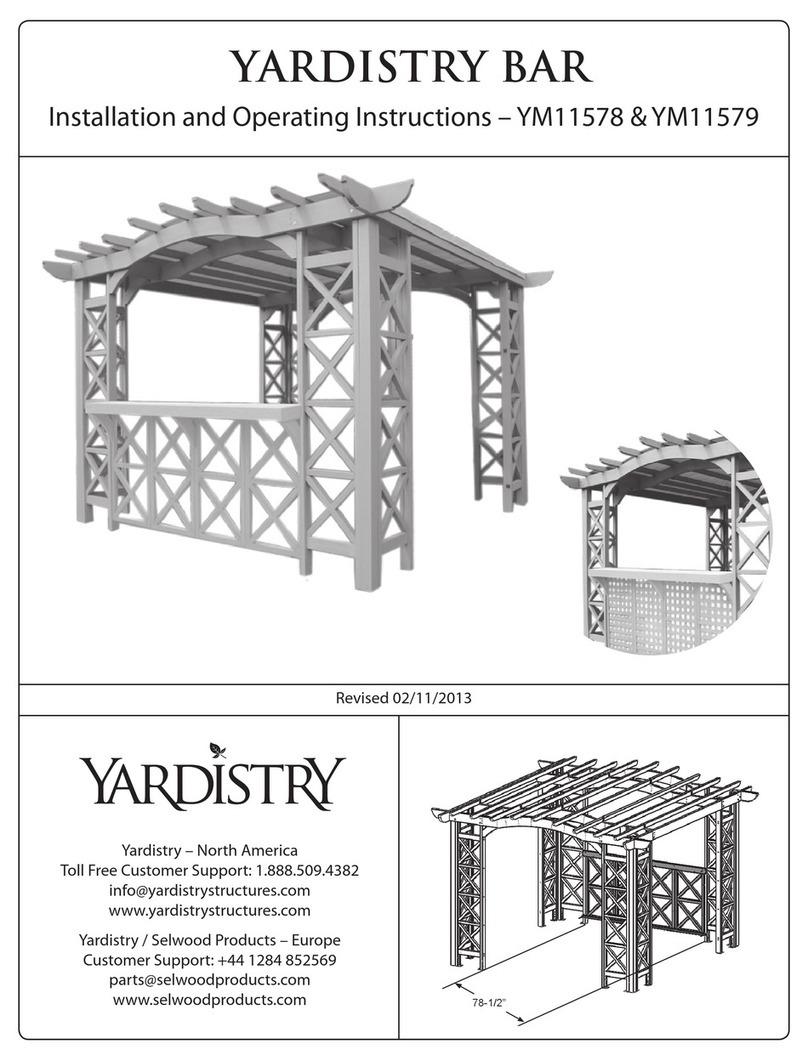 Yardistry YM11579 User manual