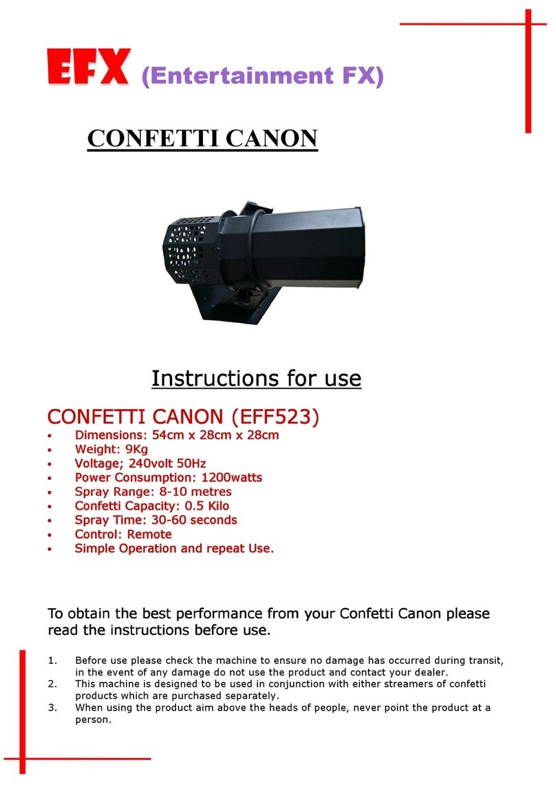 EFX EFF523 Instructions for use