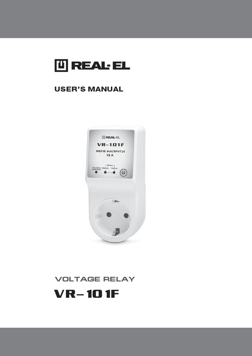 Real-El VR-101F User manual