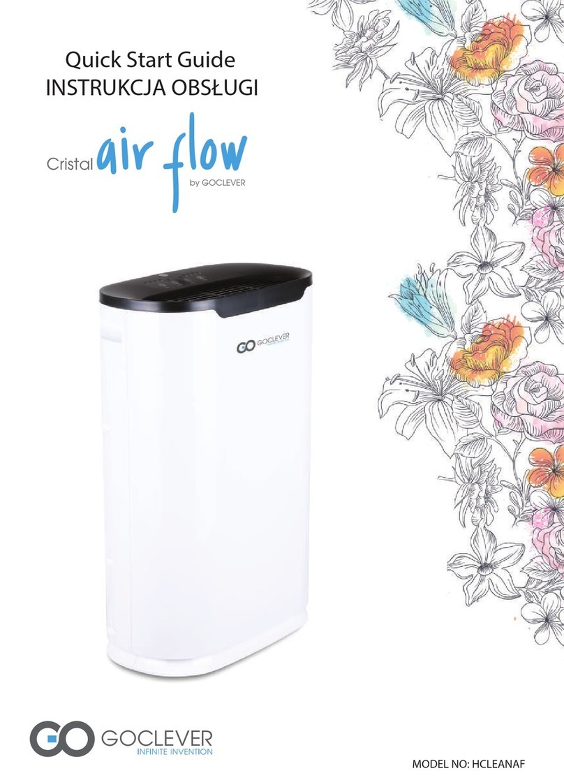 Goclever Cristal Air Flow HCLEANAF quick start guide