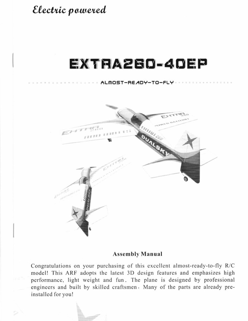 Dualsky Extra 260 40 EP Assembly manual