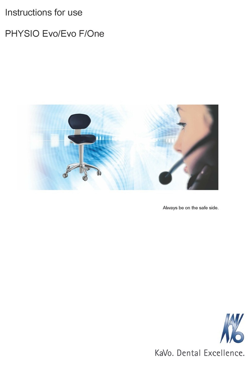 KaVo PHYSIO Evo Instructions for use
