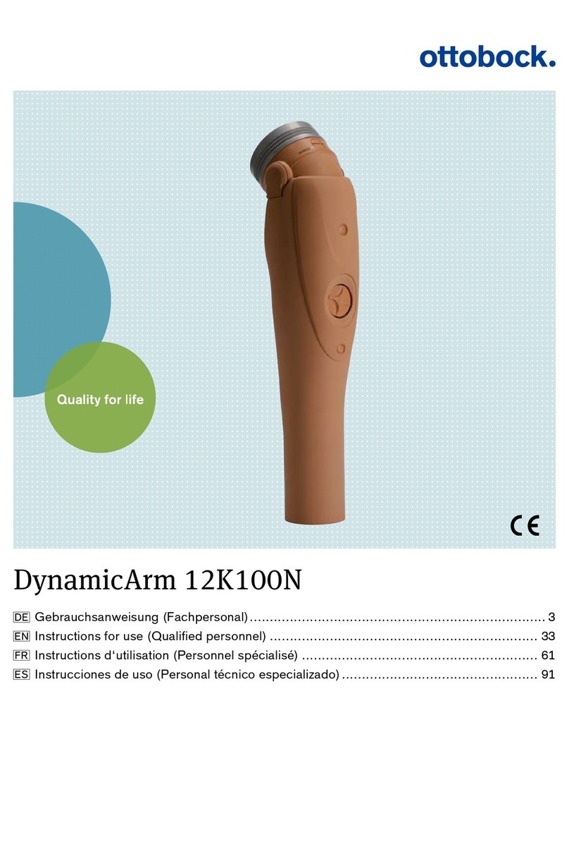 Otto Bock DynamicArm 12K100N User manual