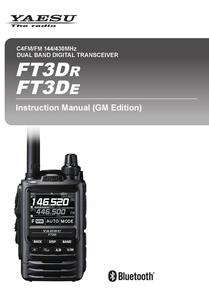 Yaesu FT3DR User manual