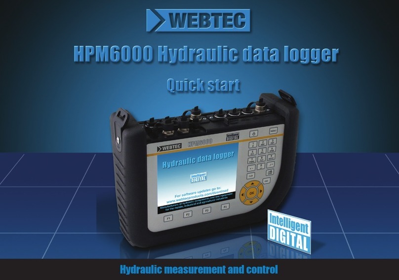 WEBTEC HPM6000 quick start