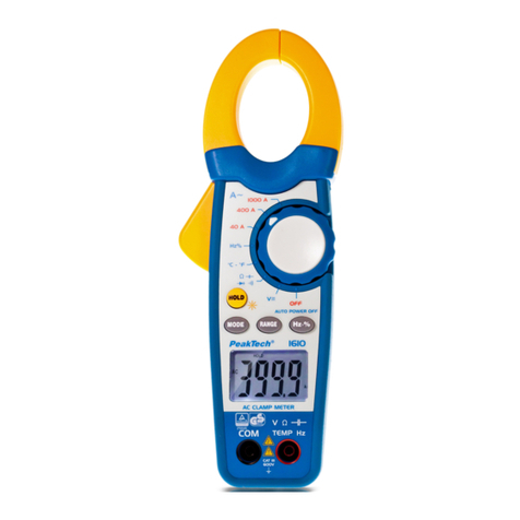PeakTech 1610 User manual PeakTech 1610 User manual