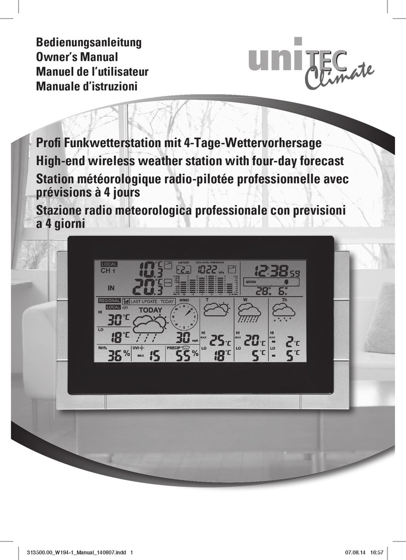 UNITEC Climate W194-1 owner's manual