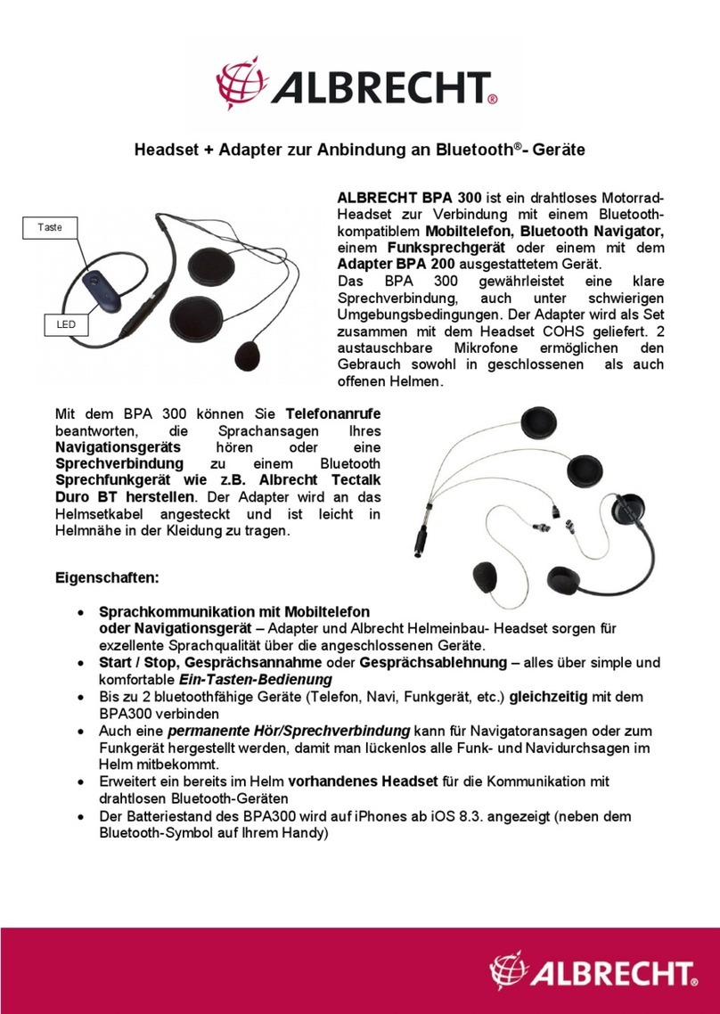 Albrecht BPA 300 manual