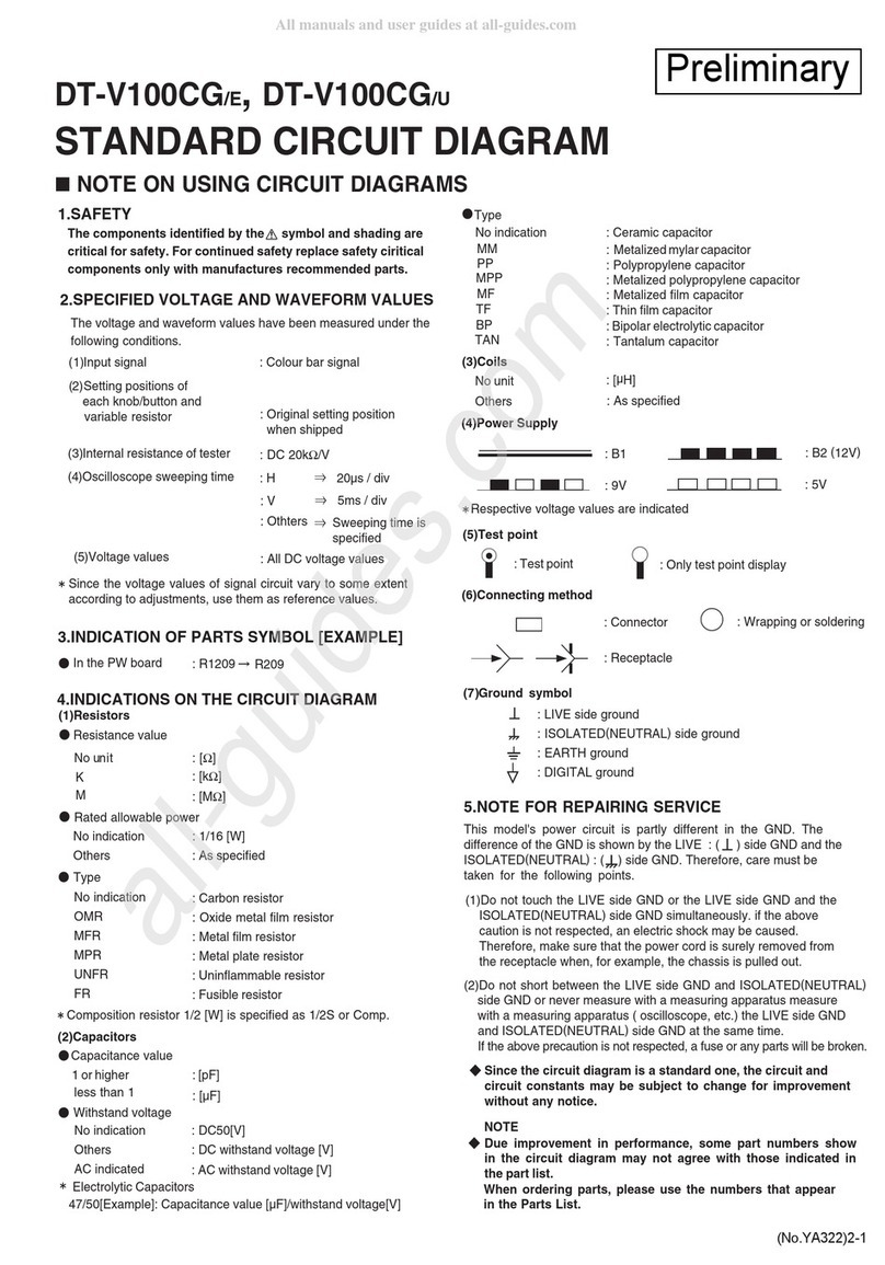 JVC DT-V100CG/E Supplementary manual