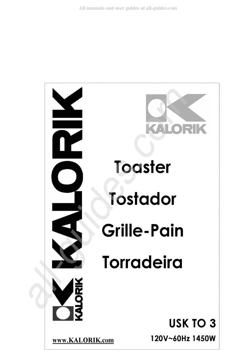 Kalorik USK TO 3 operating instructions