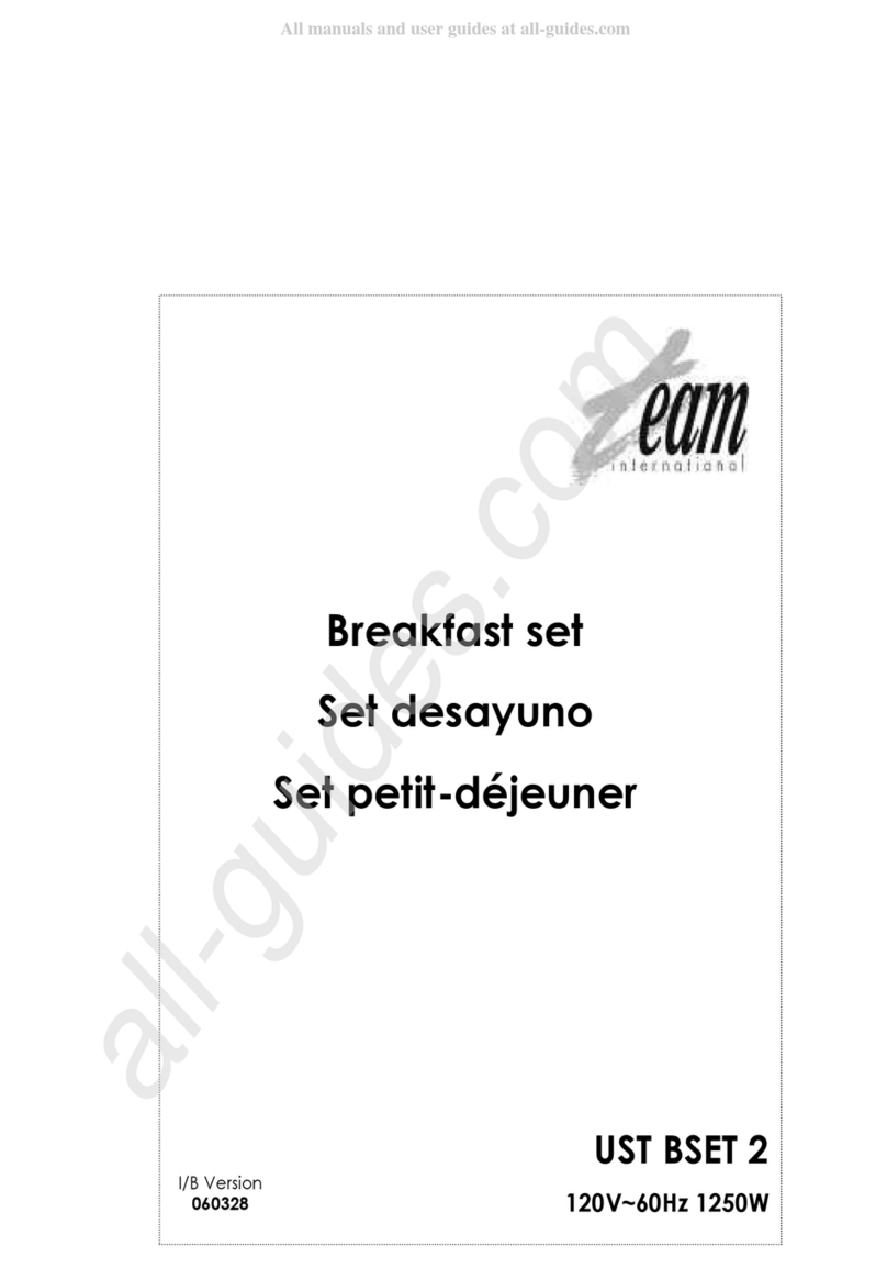 Kalorik UST BSET 2 operating instructions