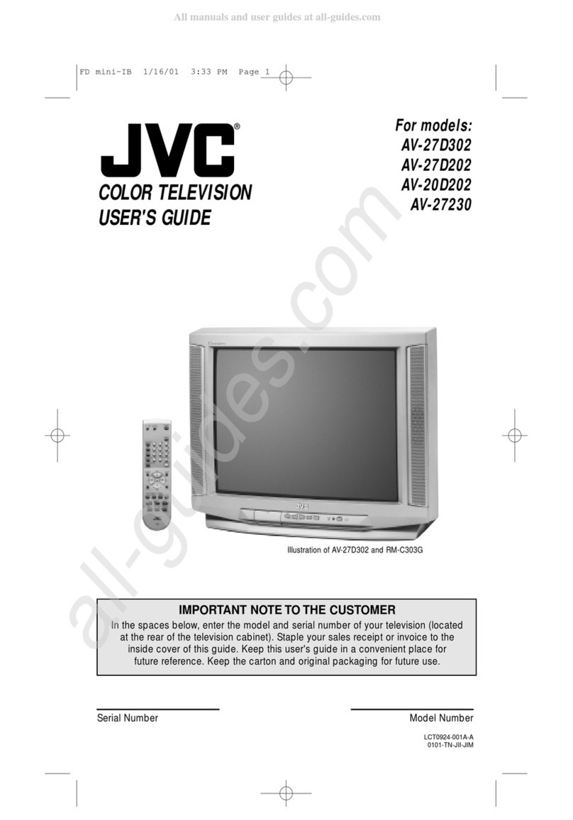 JVC AV 27D302 User manual