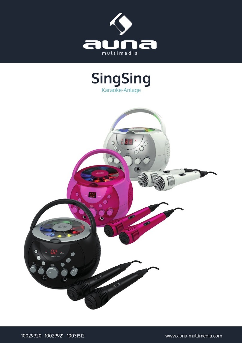 auna multimedia SingSing 10029920 User manual auna multimedia SingSing 10029920 User manual