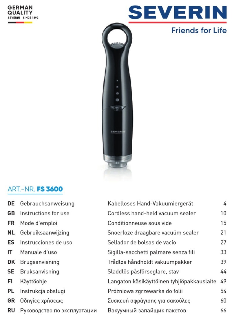 SEVERIN FS 3600 User manual