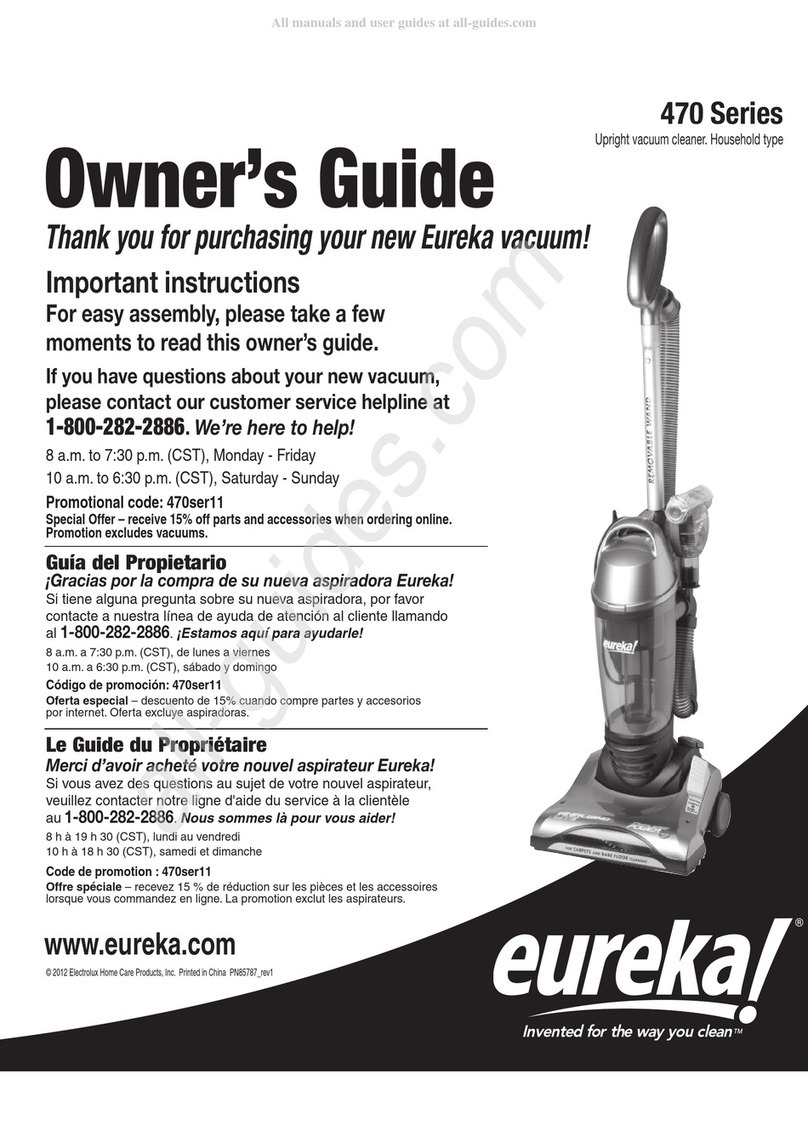 Eureka 470 Series User manual