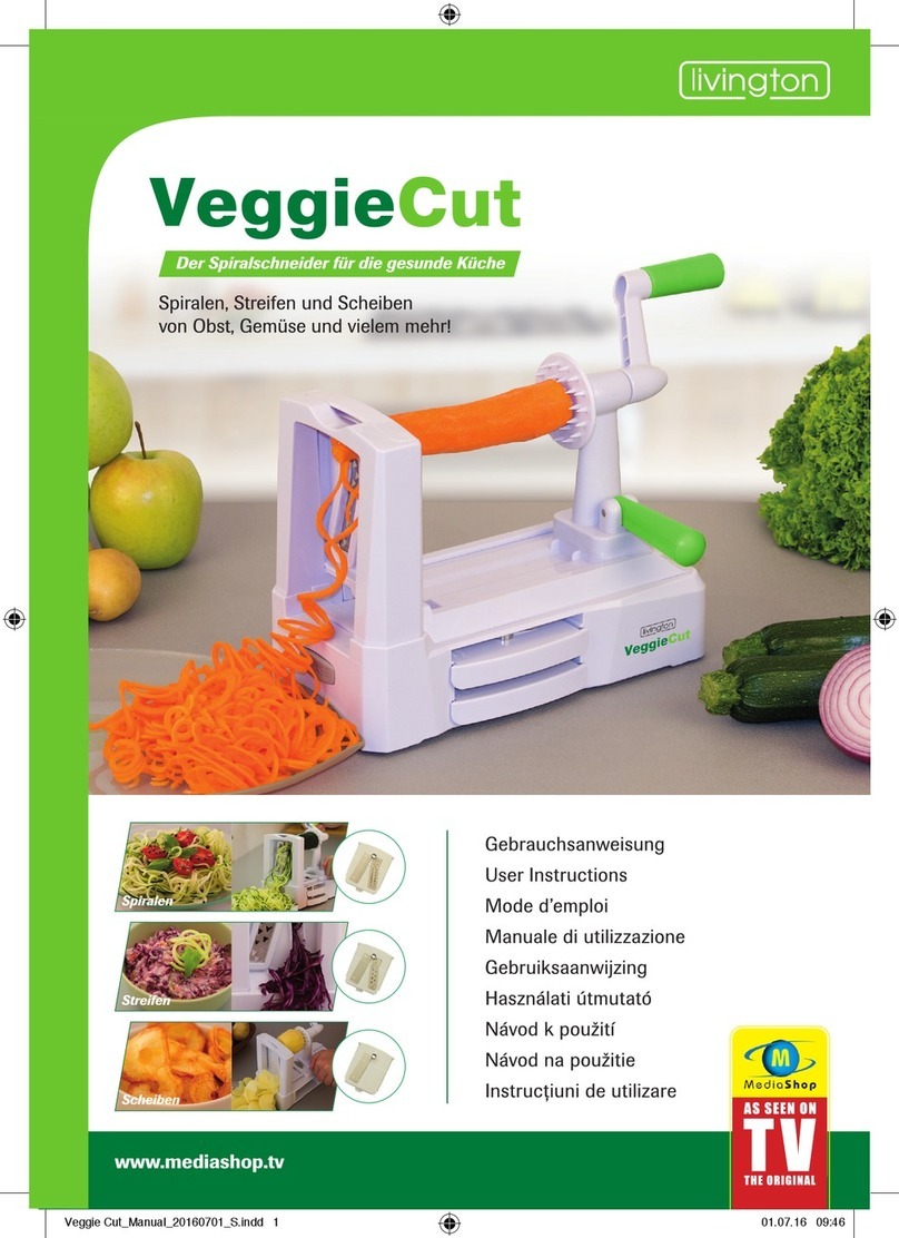 Livington Veggie Cut User manual