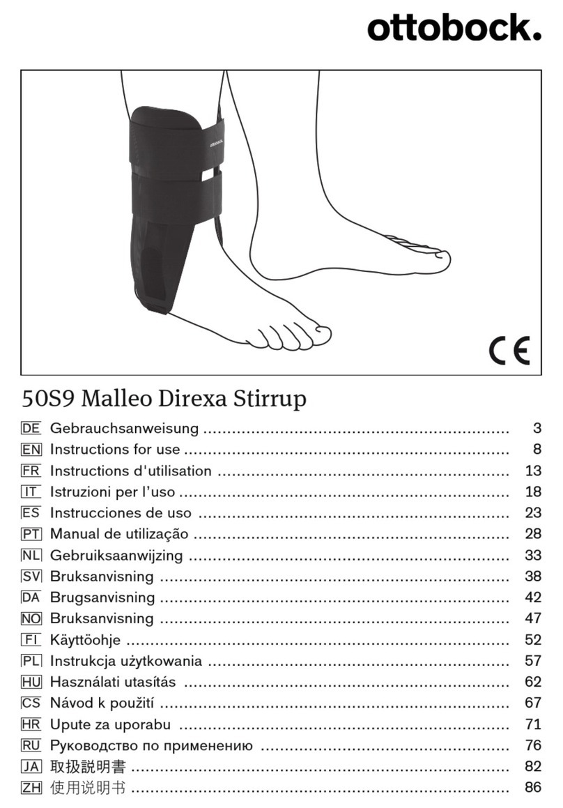 Otto Bock Malleo Direxa Stirrup 50S9 User manual Otto Bock Malleo Direxa Stirrup 50S9 User manual