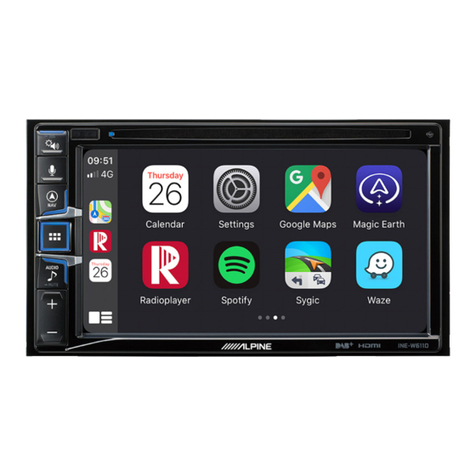 Alpine INE-W611D User manual