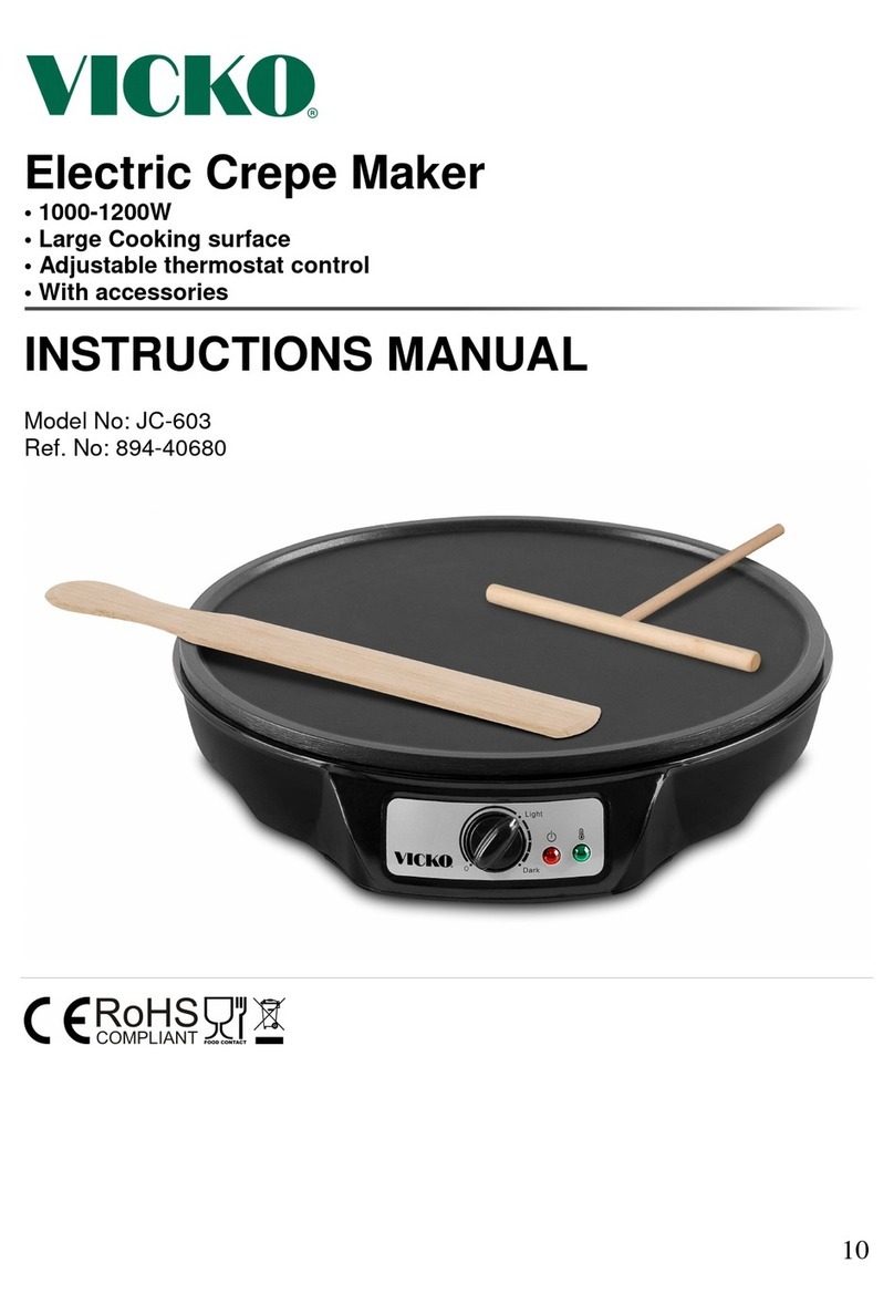 Vicko JC-603 instruction manual