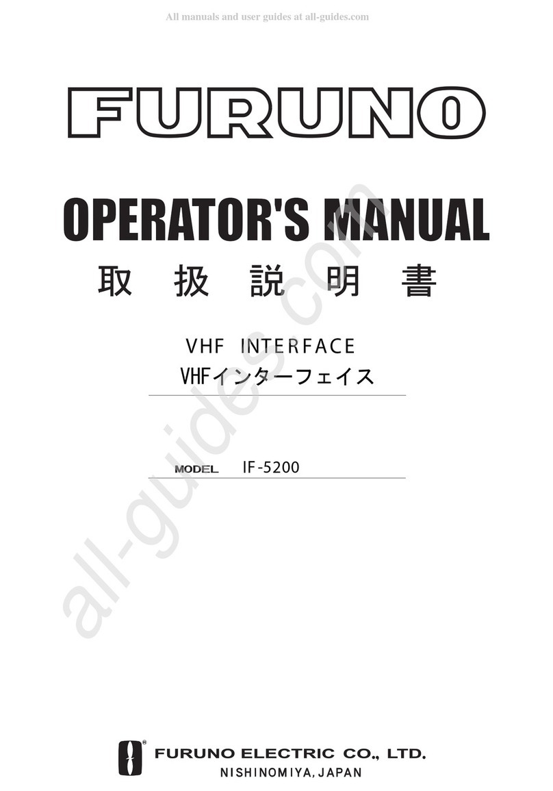 Furuno IF-5200 User manual Furuno IF-5200 User manual