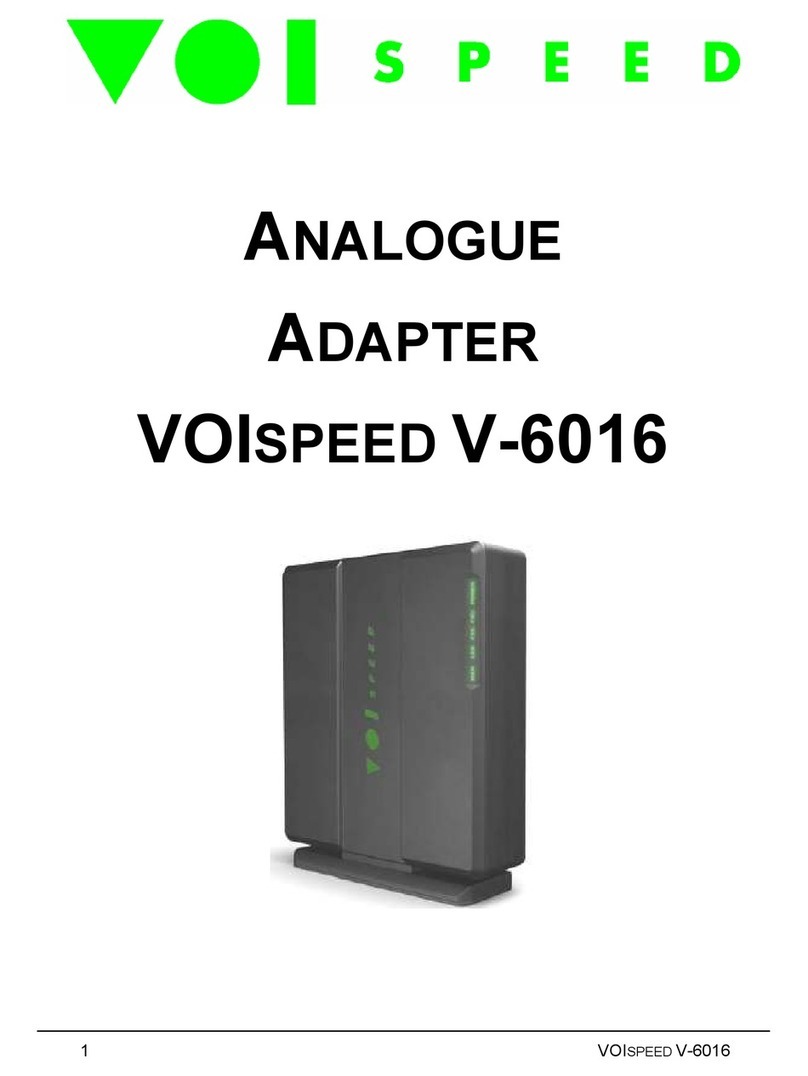 VOIspeed V-6016 user manual