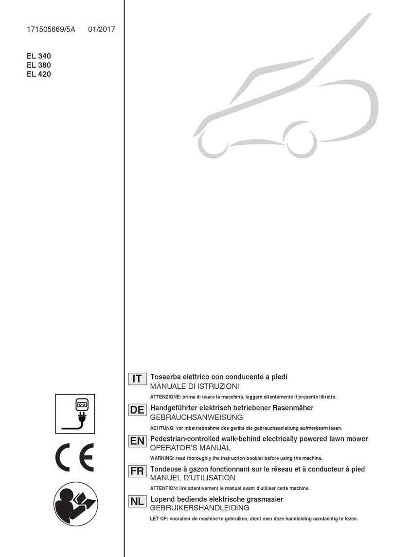 GGP ITALY EL 340 User manual