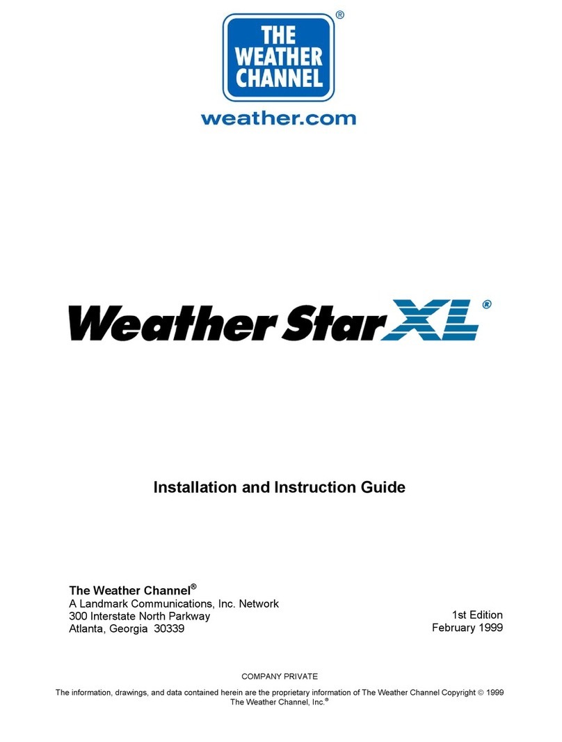 The Weather Channel Weather Star XL Installation and Instruction Guide