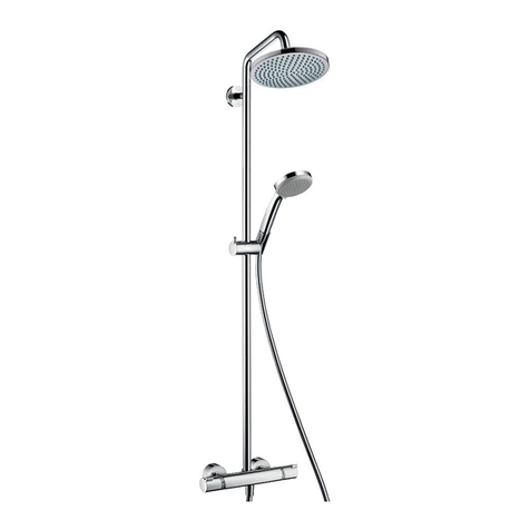 Hans Grohe Croma Showerpipe 27135000 Instructions for use/assembly instructions Hans Grohe Croma Showerpipe 27135000 Instructions for use/assembly instructions