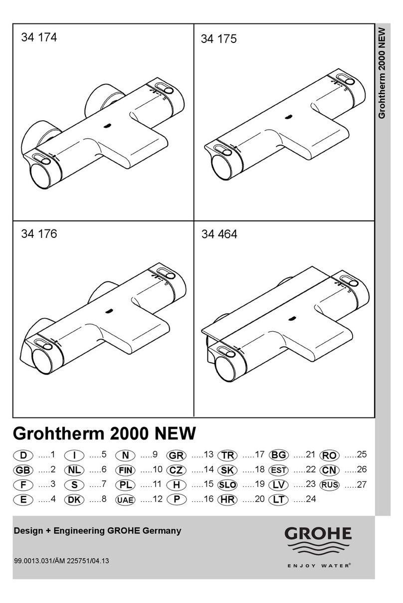 Grohe Grohtherm 2000 New manual