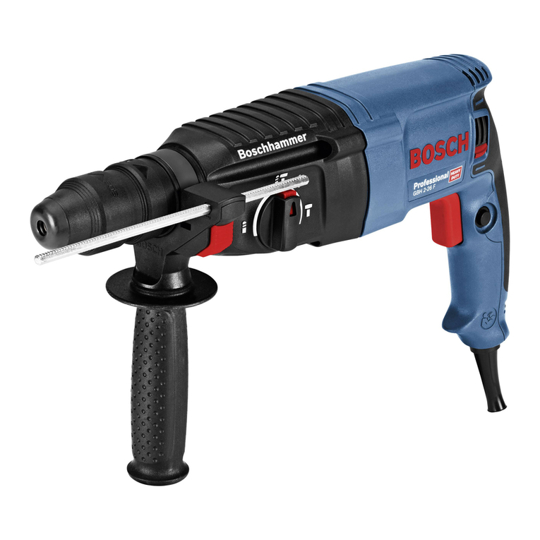 Bosch GBH 2-26F Professional User manual