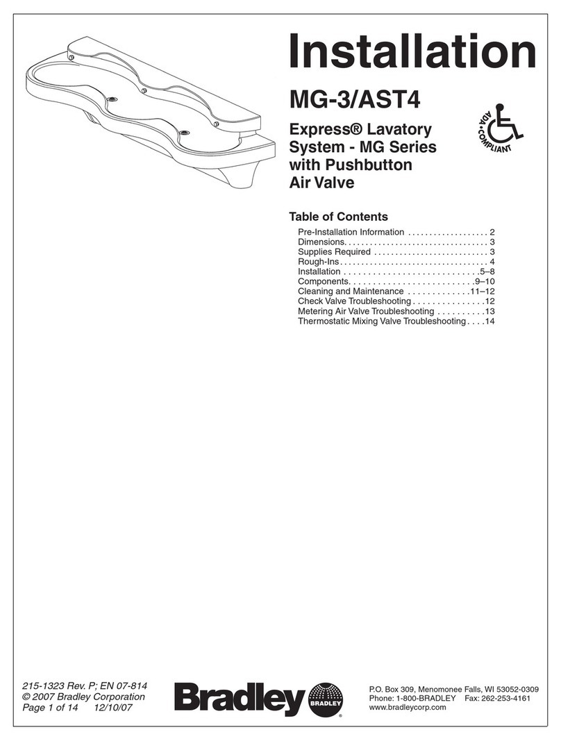Bradley Express MG Series User manual