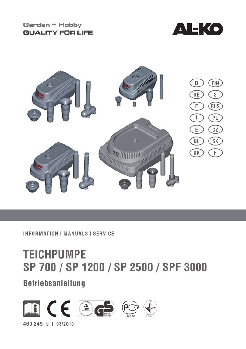 AL-KO SP 700 User manual