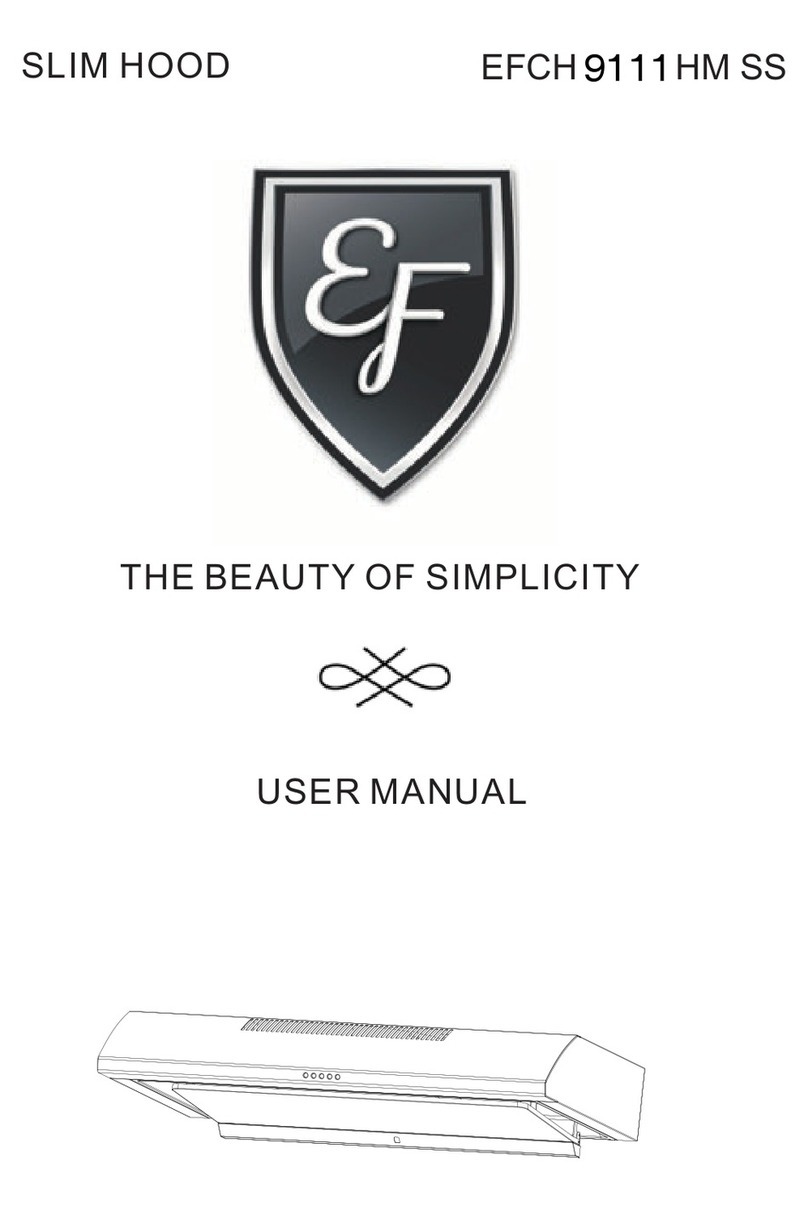 EF EFCH 9111 910 HM SS User manual EF EFCH 9111 910 HM SS User manual